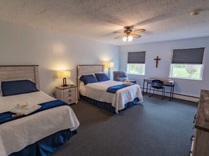 Our rooms are designed to accommodate single or doubles.