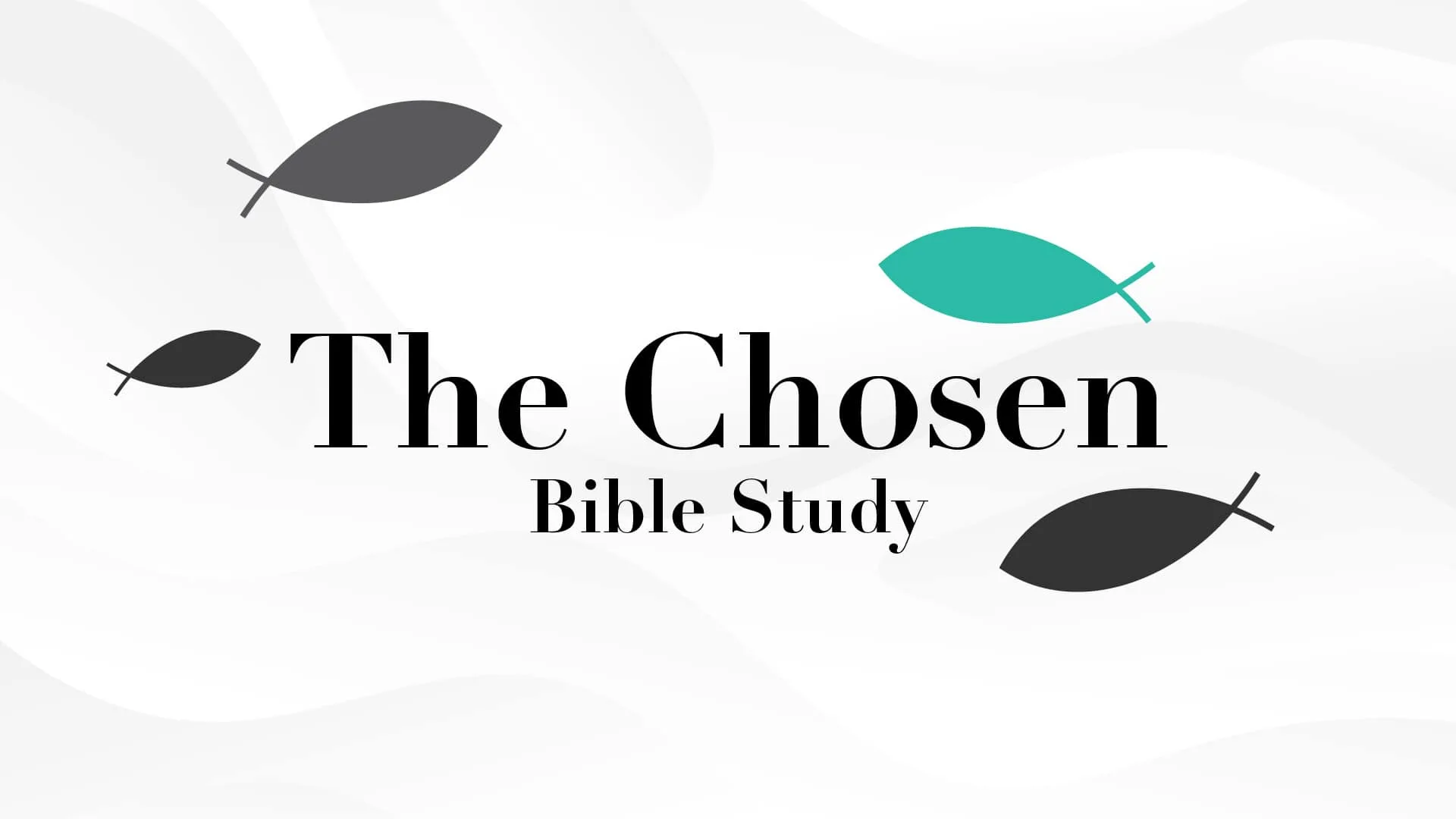 The Chosen Bible Study Logo Logo for The Chosen Bible Study with leaves and text.