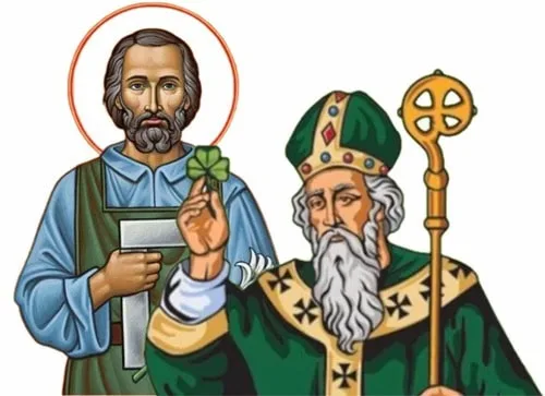 Saints of March Saints of March Trivia Night featuring religious figures and symbols.